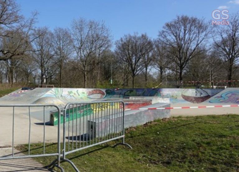 De skatebaan in Hardenberg is weer open